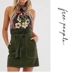 Free People high waisted skirt